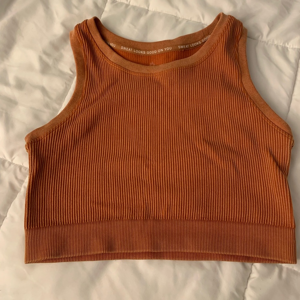 AE OFFLINE Ribbed Seamless Sports Bra